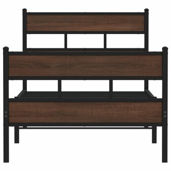 Bedframe met hoofdbord en voetbord zonder matras 80x200 cm 4
