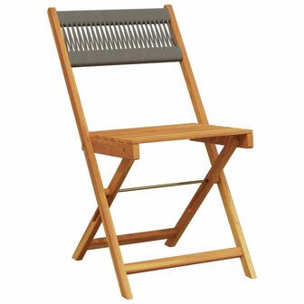 Bistrostoelen 2 st massief acaciahout en touw grijs 4