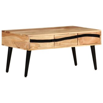 Salontafel 88x50x42 cm massief acaciahout 1