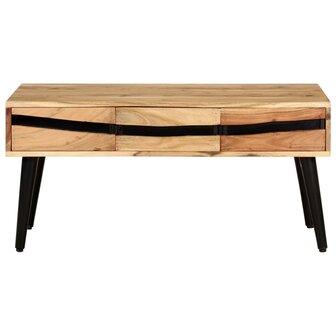 Salontafel 88x50x42 cm massief acaciahout 2