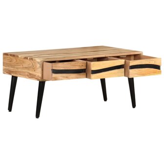 Salontafel 88x50x42 cm massief acaciahout 4