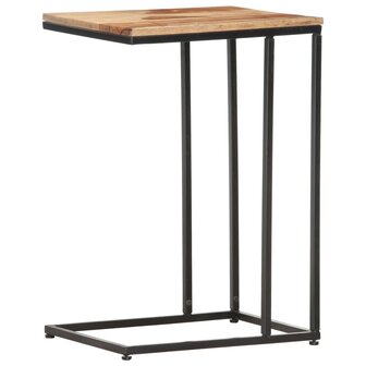 Bijzettafel 35x45x65 cm massief hout 3