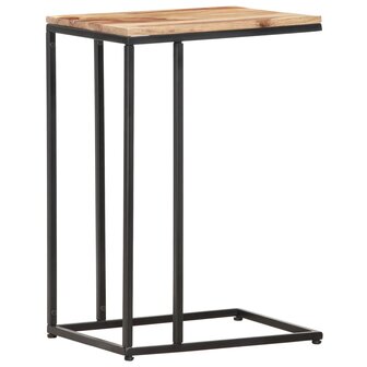 Bijzettafel 35x45x65 cm massief hout 8