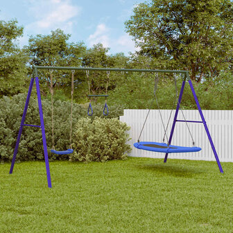 Schommelset met schommel, trapeze en nestschommel 1