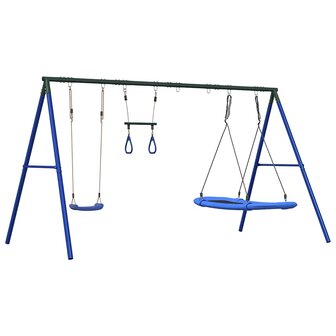 Schommelset met schommel, trapeze en nestschommel 2