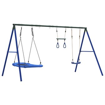 Schommelset met schommel, trapeze en nestschommel 5