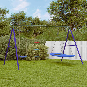 Schommelset met schommel, ladder en nestschommel 1