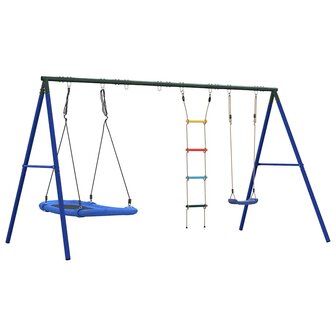 Schommelset met schommel, ladder en nestschommel 5