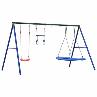 Schommelset met schommel, trapeze en nestschommel 2
