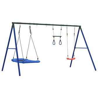 Schommelset met schommel, trapeze en nestschommel 5