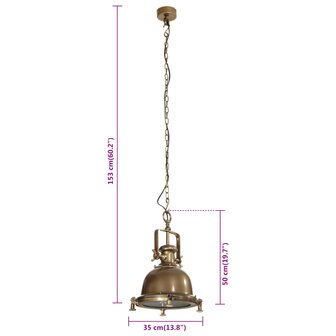 Hanglamp 35x35x153 cm aluminium 9