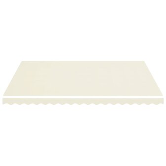 Vervangingsdoek voor luifel 4,5x3,5 m cr&egrave;mekleurig 3