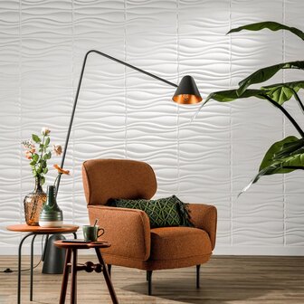 WallArt 12 st Wandpanelen 3D GA-WA04 Waves 1