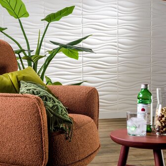 WallArt 12 st Wandpanelen 3D GA-WA04 Waves 6