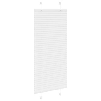 Pliss&eacute; rolgordijn 65x150 cm stofbreedte 64,4 cm polyester wit 3