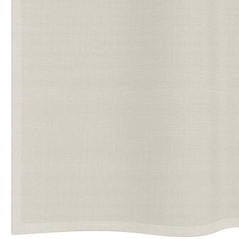 Gordijnen voile met doorvoertules 2 st 140x260 cm cr&egrave;mekleurig 6