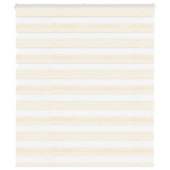 Zebra rolgordijn 135x150 cm stofbreedte 130,9 cm marmerbeige 1