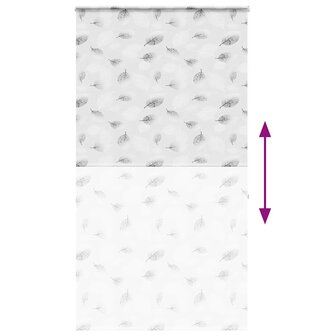 Doucherolgordijn met cassette 130x240 cm stofbreedte 126 cm 5