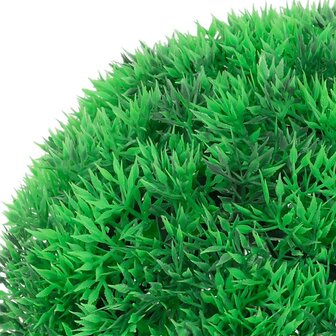 Kunstbuxusballen met LED-verlichting 2 st 22 cm groen 3