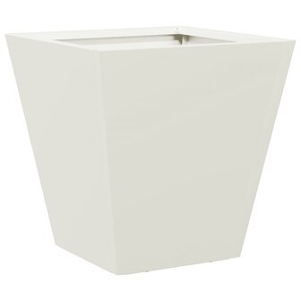 Plantenbak 30x30x30 cm staal wit 2
