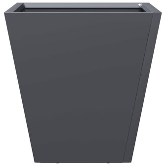 Plantenbak 30x30x30 cm staal antracietkleurig 4