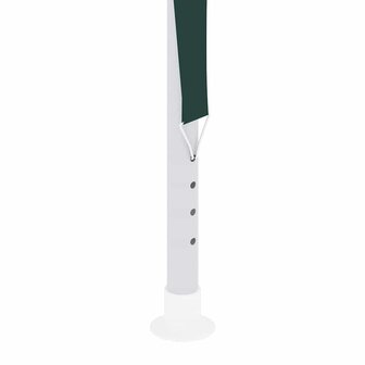 Partytent met zijwanden professioneel 90 g/m&sup2; 4x4 m groen 8