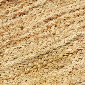 Vloerkleed handgemaakt 160x230 cm jute naturel 4