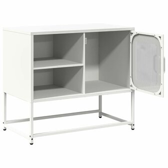 Tv-meubel 68x39x60,5 cm staal wit 6