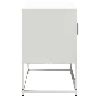 Tv-meubel 68x39x60,5 cm staal wit 7
