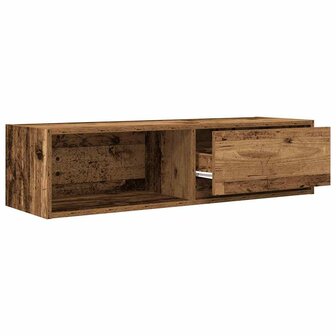 Tv-meubel 100x31x25,5 cm bewerkt hout oud hout 5