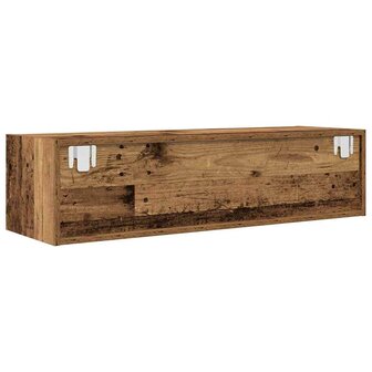Tv-meubel 100x31x25,5 cm bewerkt hout oud hout 8