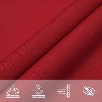 Zonnescherm rechthoekig 2,5x4 m oxford stof rood 8