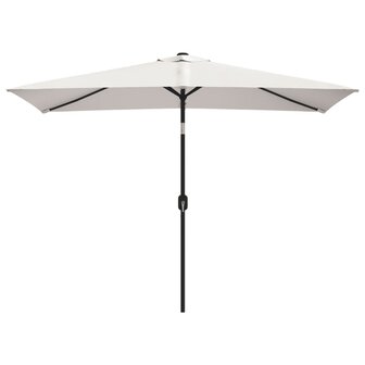 Parasol vierhoekig zandwit 200 x 300 cm 2