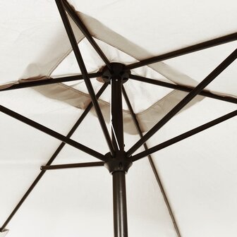 Parasol vierhoekig zandwit 200 x 300 cm 5