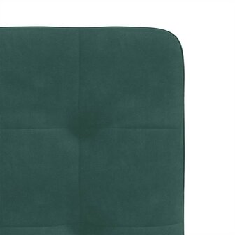 Eetkamerstoelen 2 st fluweel donkergroen 7