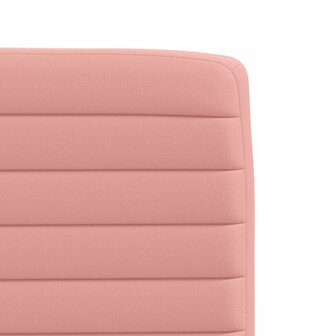 Eetkamerstoelen 2 st imitatieleer roze 7