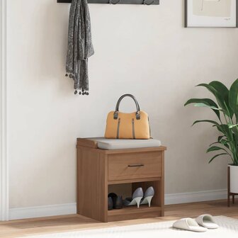 Gangbankje SANDNES 45x40x50 cm massief grenenhout 3