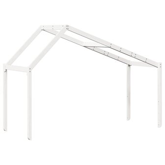 Kinderbedhuisje 213x95,5x144,5 cm massief grenenhout wit 6