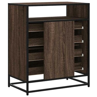 Ladekast 70x41x83,5 cm bewerkt hout bruin eikenkleur 7