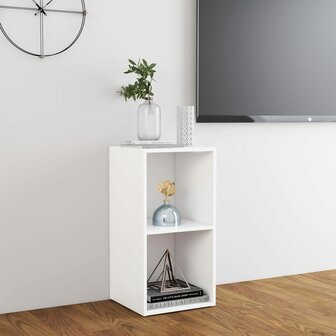 Tv-meubel 72x35x36,5 cm bewerkt hout wit 4