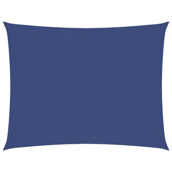 Schaduwdoek rechthoekig 5x7 m oxford stof blauw 2