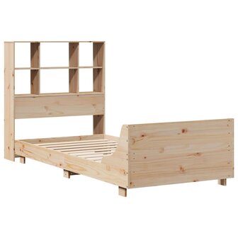 Bedframe zonder matras massief grenenhout 90x200 cm 3