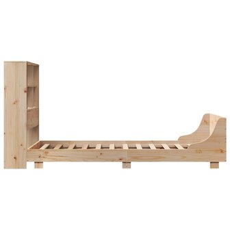 Bedframe zonder matras massief grenenhout 90x200 cm 7