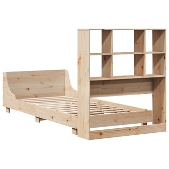 Bedframe zonder matras massief grenenhout 90x200 cm 8