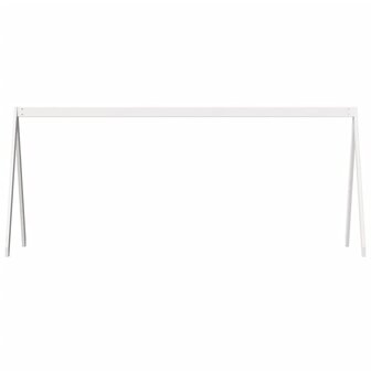 Kinderbedhuisje 199x95,5x88 cm massief grenenhout wit 4