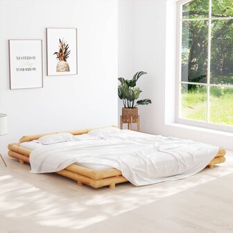 Bedframe bamboe 200x200 cm 1