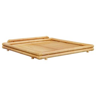 Bedframe bamboe 200x200 cm 3