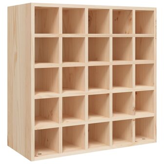 Wijnkast 56x25x56 cm massief grenenhout 2