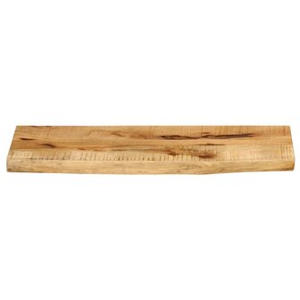 Tafelblad met natuurlijke rand 80x20x3,8 cm massief mangohout 3