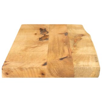 Tafelblad met natuurlijke rand 80x20x3,8 cm massief mangohout 4